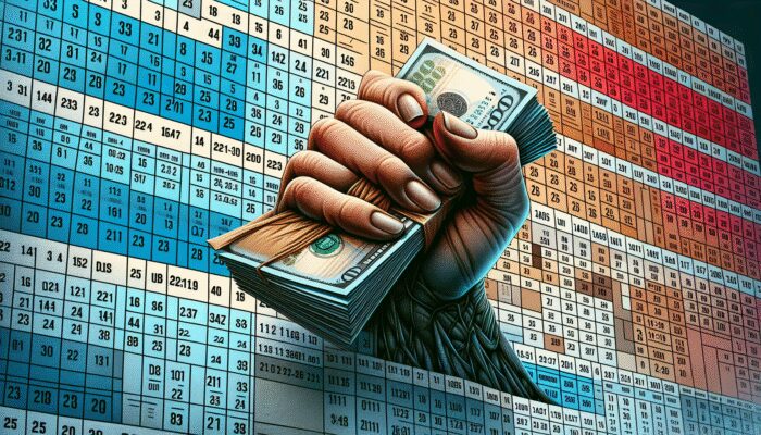 Hand holding cash with calendar showing due dates, illustrating payday loan urgency and financial pressure.