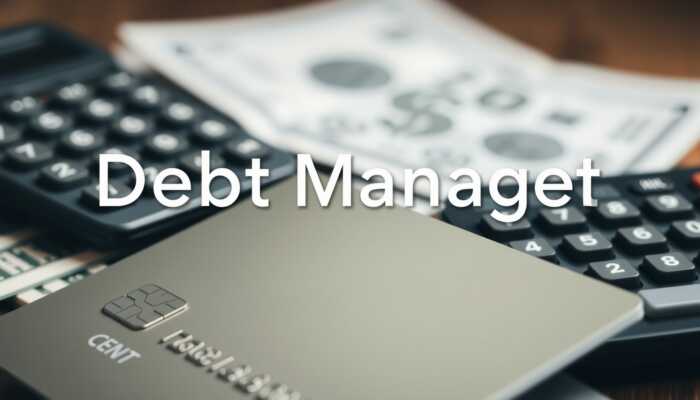 Close-up of a credit card with a blurred background of bills and a calculator, illustrating the urgency of debt management and financial responsibility.
